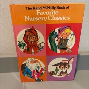 VTG Rand McNally Book of Favorite Nursery Classics & Fairy Tales Hardcover 1978